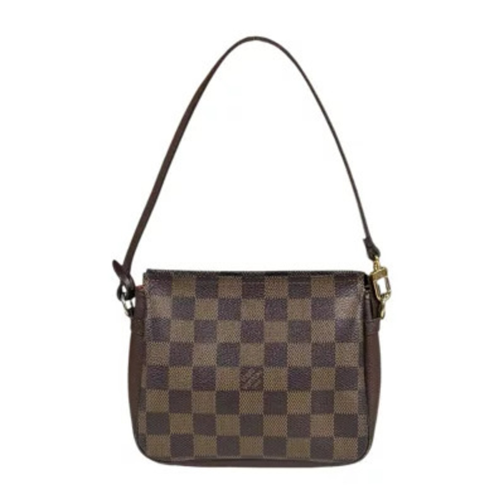 Louis Vuitton Trousse Makeup Damier Handbag Canvas Brown